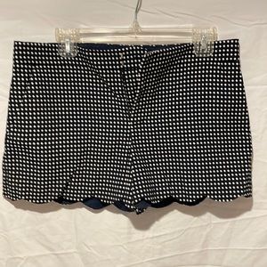Club Monaco Navy blue white dot shorts